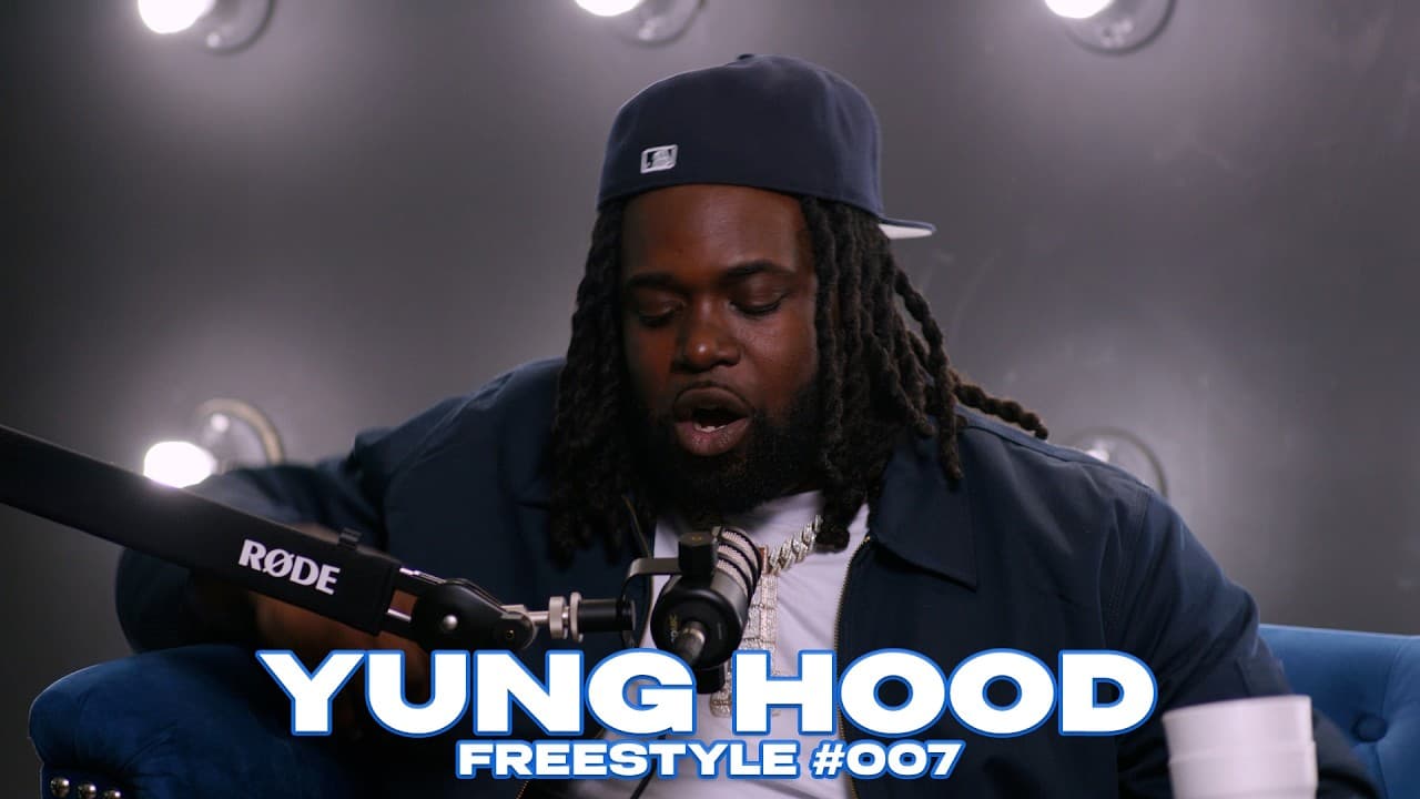 Yung Hood Freestyles Off the top of the head for 30 MIN STRAIGHT | Blue Couch Performances | 007 |